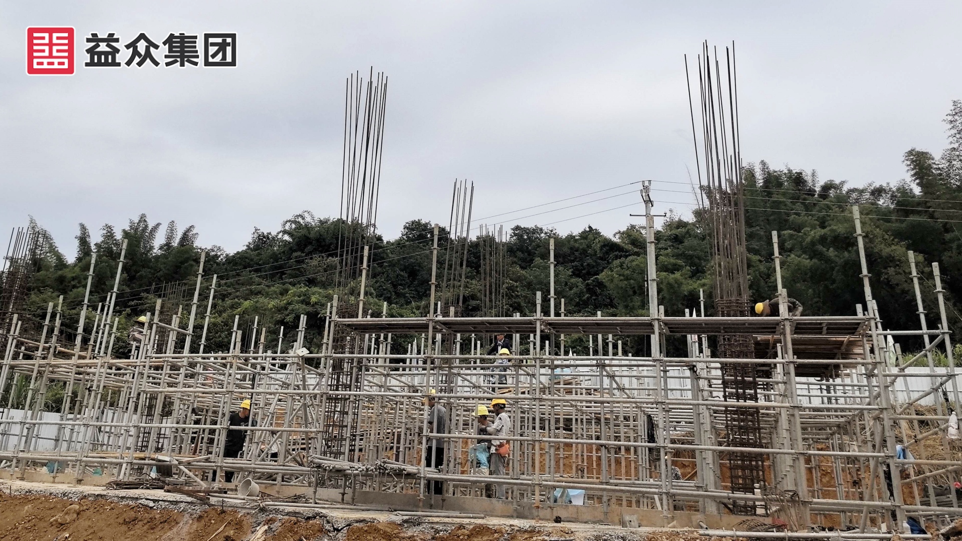 配電間、污泥脫水間支模架搭設(shè)_副本